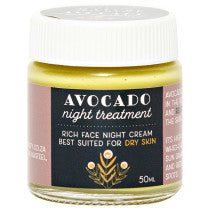 Naturals Beauty Avocado Night Cream Dry Combo Skin 50ml