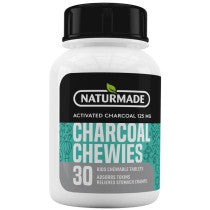 Naturmade Activated Charcoal Kids Chewables 30