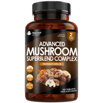New Leaf Advanced Mushroom Superblend Complex 120 Tablets