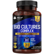 New Leaf Bio Cultures Probiotics 30 Day Supply
