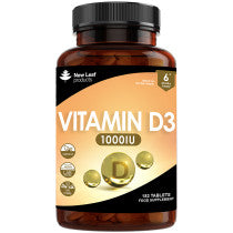 New Leaf D3 Tablets 1000IU