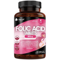 New Leaf Folic Acid Tablets 120 Capsules