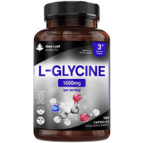 New Leaf L-Glycine 180 Capsules
