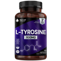 New Leaf L-Tyrosine Capsules 120 Capsules