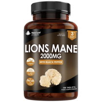 New Leaf Lions Mane Tablets 180 Capsules