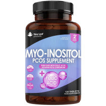 New Leaf Myo Inositol PCOS Supplement 120 Capsules