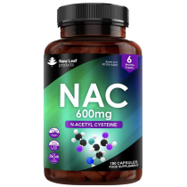 New Leaf NAC (N-Acetyl L-Cysteine) 180 Capsules