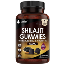 New Leaf Shilajit Gummies 60 Gummies