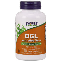 Now Foods DGL W/Aloe Vera 100 Capsules