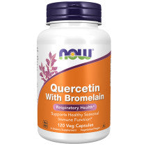 Now Foods Quercetin with Bromelain 120 Capsules