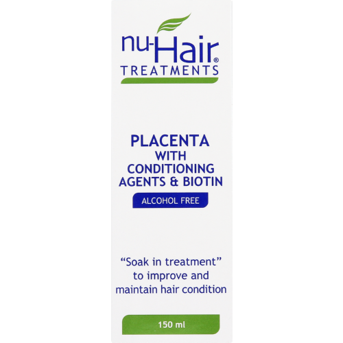nu-Hair Treatments Placenta With Conditioning Agents & Biotin 150ml