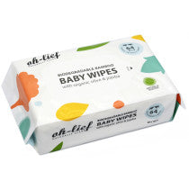 Oh-lief Biodegradable Bamboo Baby Wipes 64 Wipes