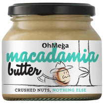 Oh Mega Roasted Macadamia Nut Butter 235g