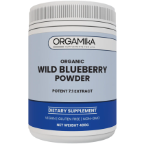 Orgamika Organic Wild Blueberry Powder 400g