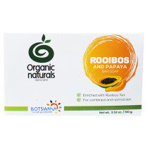 Organic Naturals Rooibos and Papaya Bar Soap 100g