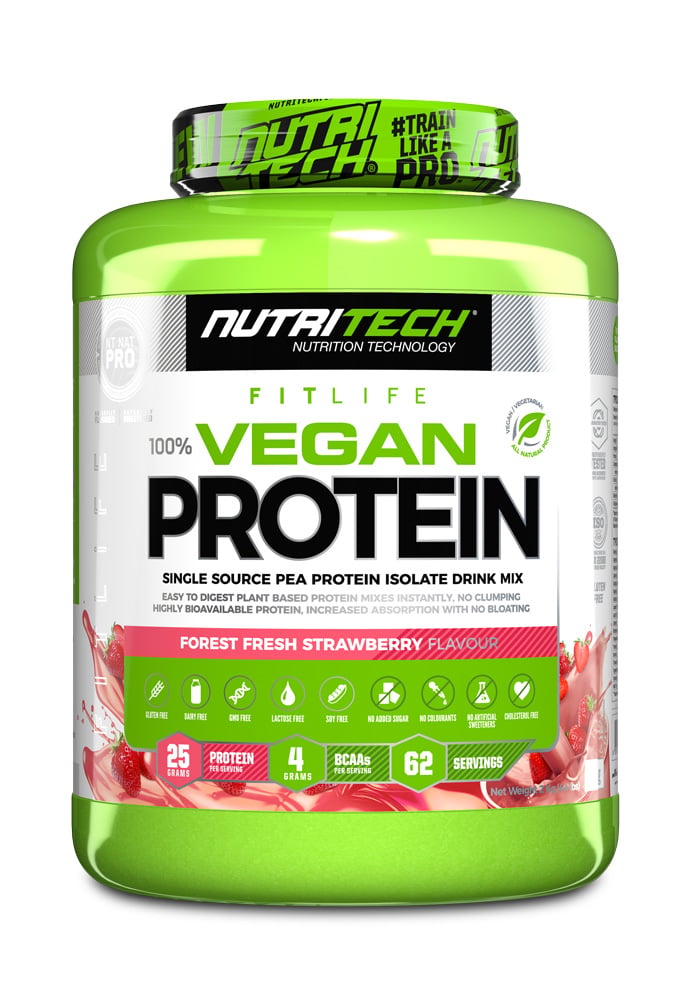 Nutritech 100% Vegan Protein Forest Strawberry 2kg