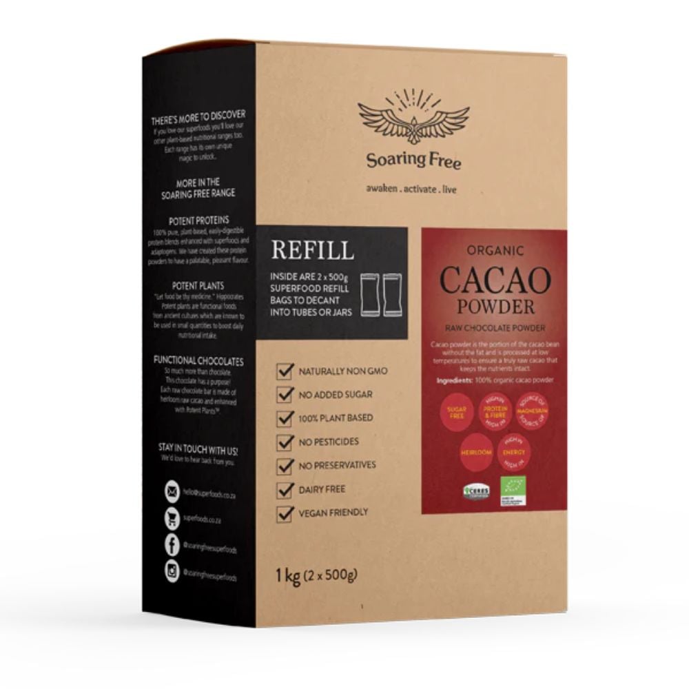 Soaring Free Cacao Powder Organic 1kg