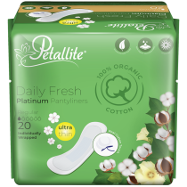 Petallite Organic Panty Liner 20 Pack