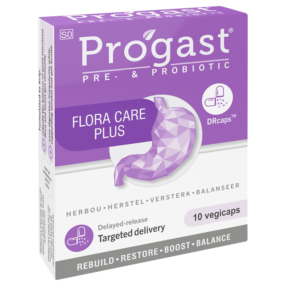Progast Flora-care Capsules 10's