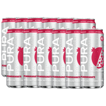 Pura Sparkling Soda - Pomegrante x 12 