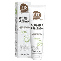 Pure Beginnings Activated Charcoal Toothpaste Spearmint 100ml