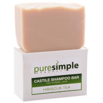 Pure Simple Shampoo Bar Hibiscus Tea 100g