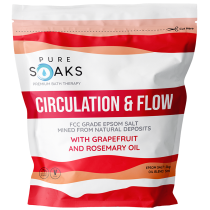 Pure Soaks Bath Therapy Salts Circulation Flow Multiple Sizes