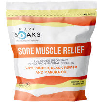 Pure Soaks Sore Muscle Bath Soak 2kg