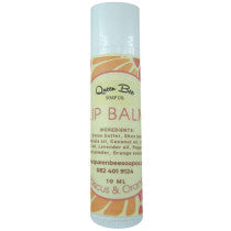 Queen Bee Soap Co Lip Balm Tube Orange 10g