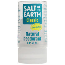 Salt of The Earth Crystal Classic Deodorant Rock 90g