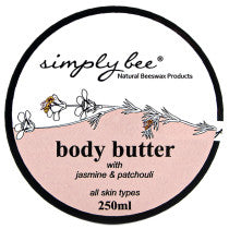 Simply Bee Body Butter Jasmine Patchouli 250ml