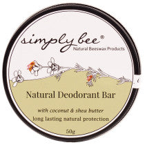 Simply Bee Natural Body Deodorant Bar 50g