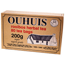 OUHUIS Natural Rooibos teabags Multiple Sizes