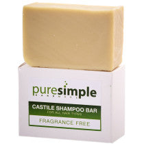 Pure Simple Shampoo Bar Fragrance Free 100g