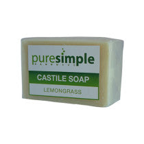 Pure Simple Lemongrass Castile Soap 100g