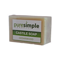 Pure Simple Cedarwood Castile Soap 100g