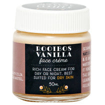 Naturals Beauty Rooibos Vanilla Facial Creme Dry Mature Skin 50ml