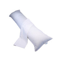 BodyPillow Medi-Line Hollow Fibre Pillow with 100% Cotton Pillowcase White
