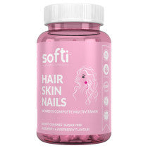 Softi Hair Skin Nails Gummies Womens Complete Multivitamin