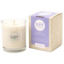 SoyLites Frosted Aromatherapy Candle – Serenity 220ml