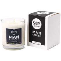 Soylites Man Candle With Sandalwood Patchouli 220ml