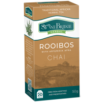 Stone Bridge Herbal Rooibos & Artemisia Chai 50g Carton of 20 Tea Bags 20 Bags
