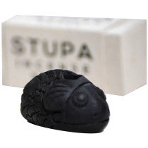 Stupa Round Fish Incense Holder S