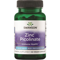 Swanson Zinc Picolinate (Body-Preferred Form) 22 mg