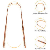 The Great Living Co Rose Gold Tongue Cleaner 30g