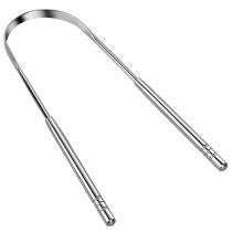 The Great Living Co Ayurvedic Surgical Grade StainlesSteel Tongue Cleaner 