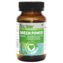 The Real Thing Green Power Vegi-Caps 90