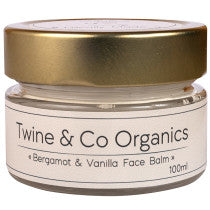 Twine Co Organics Tallow Face Balm Bergamot Vanilla 100ml