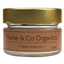 Twine & Co Organics Tallow Sunblock 100ml