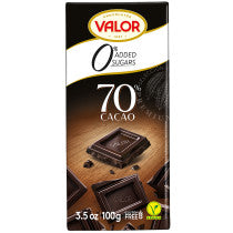 VALOR 70% Dark Chocolate Sugar Free 100g
